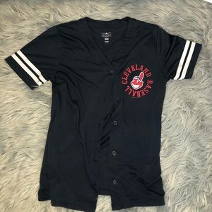 Indians button down jersey